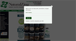 Desktop Screenshot of naturalzing.com